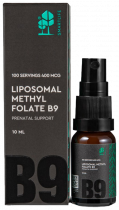 SmartLife Liposomal Methyl Folate B9, Prenatal Support, Липосомальный метилфолат B9, Поддержка беременных, 10 мл