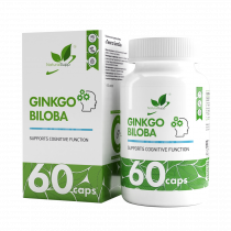 Natural Supp Ginkgo biloba, 60 капсул
