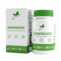 Natural Supp MethylFolate, Метилфолат, 60 капсул