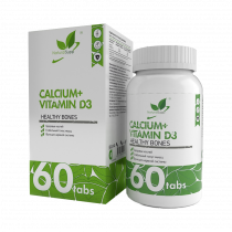 Natural Supp Calcium + Vitamin D3, 60 таблеток