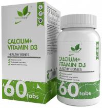 Natural Supp Calcium + Vitamin D3, 60 таблеток