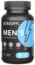 Ultrasupps Men's Sport Multivitamin, Менс Спорт Мультивитамин, 60 капсул