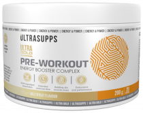 Ultrasupps Ultra Gold Pre-workout, Ультра Голд Предтренировочный комплекс, 200 грамм