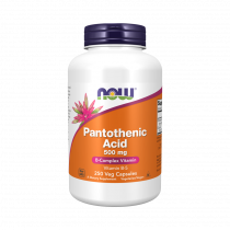 NOW Pantothenic Acid 500 mg, 250 капсул