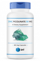SNT Zinc Picolinate 50 мг, Пиколинат цинка 50 мг, 60 капсул