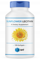 SNT Sunflower Lecithin, Санфлауэр Лецитин, 170 капсул