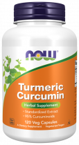 NOW Turmeric Curcumin, Куркума, 120 капсул