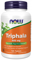 NOW Triphala, Трифала, 120 таблеток