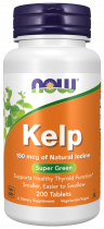 NOW Kelp 150, Келп 150, 200 таблеток