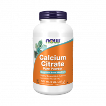NOW Calcium Citrate, Кальций Цитрат, 227 грамм