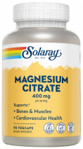 Solaray Magnesium Citrate, Магния цитрат, 90 капсул