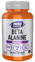 NOW Beta Alanine, Бета Аланин, 120 капсул