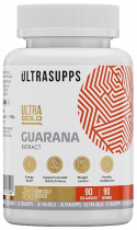 Ultrasupps Ultra Gold Guarana, Ультра Голд Гуарана, 90 капсул